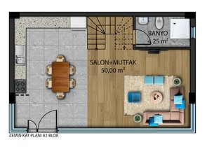 Инвестиционный проект вилл 5+1 в районе Гюзельоба Лара Анталья