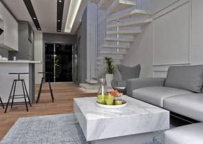 Инвестиционный проект вилл 5+1 в районе Гюзельоба Лара Анталья