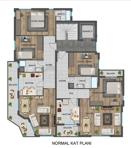 Новый проект в Анталии (Муратпаша)