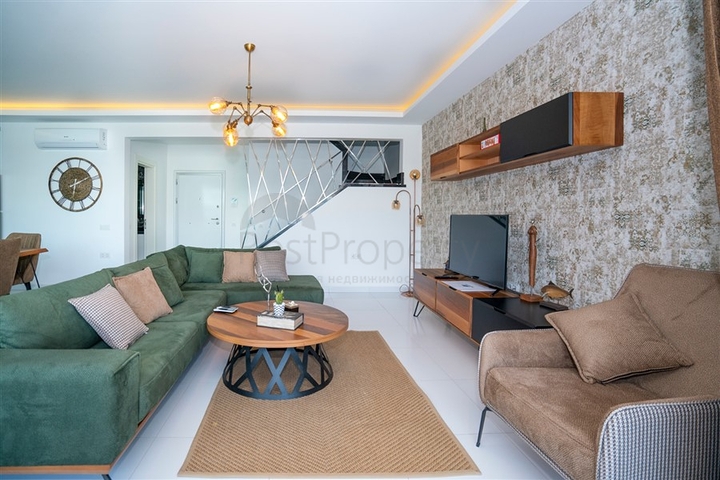 Шикарный видовой пентхаус в районе Каргыджак