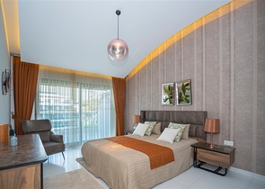 Шикарный видовой пентхаус в районе Каргыджак