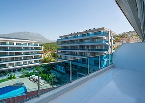 Шикарный видовой пентхаус в районе Каргыджак