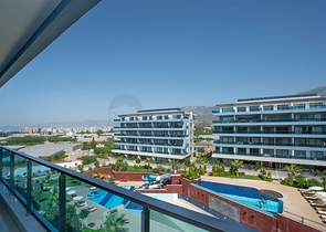 Шикарный видовой пентхаус в районе Каргыджак