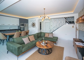 Шикарный видовой пентхаус в районе Каргыджак