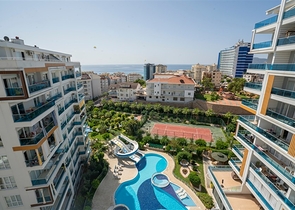 Меблированная квартира 1+1 с видом на море