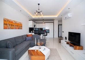 Меблированная квартира 1+1 с видом на море