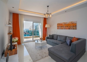 Меблированная квартира 1+1 с видом на море