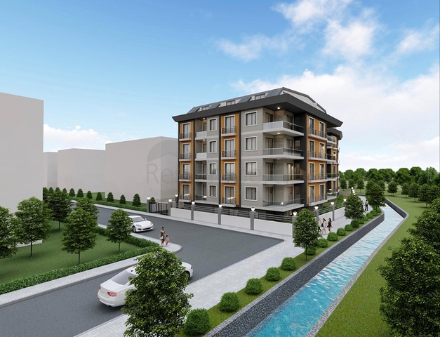 Комплекс на стадии строительства в центре Алании