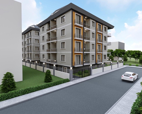 Комплекс на стадии строительства в центре Алании