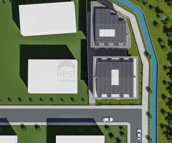 Комплекс на стадии строительства в центре Алании