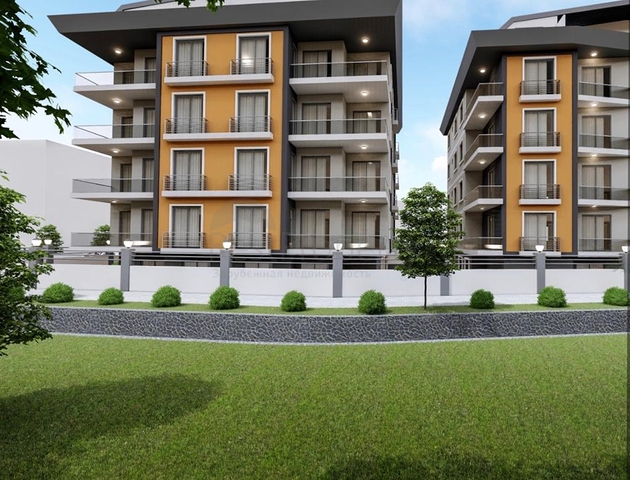 Комплекс на стадии строительства в центре Алании