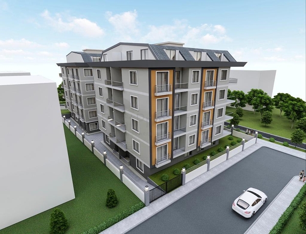 Комплекс на стадии строительства в центре Алании