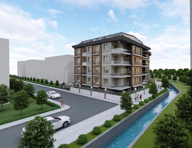 Комплекс на стадии строительства в центре Алании