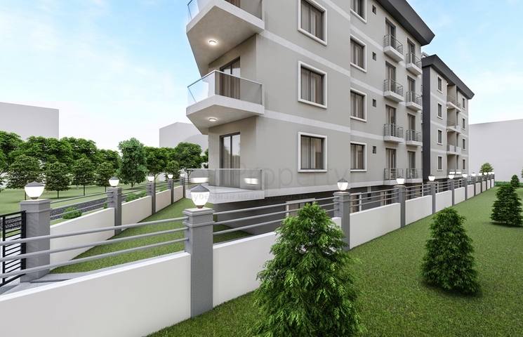 Комплекс на стадии строительства в центре Алании