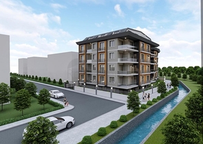 Комплекс на стадии строительства в центре Алании