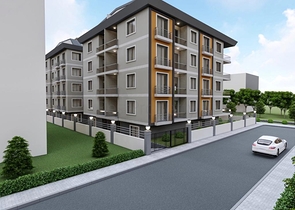 Комплекс на стадии строительства в центре Алании