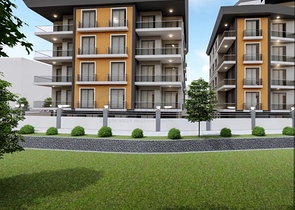 Комплекс на стадии строительства в центре Алании