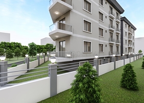 Комплекс на стадии строительства в центре Алании