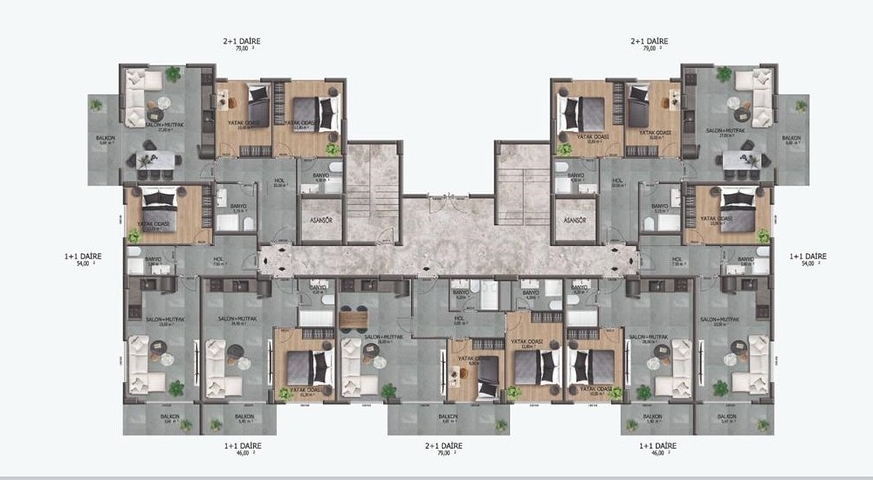 Новый проект в районе Авсаллар