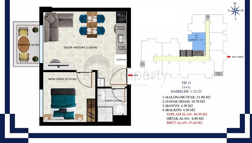 Апартаменты в строящемся комплексе