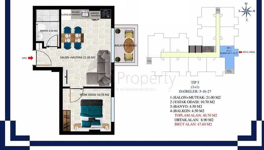 Апартаменты в строящемся комплексе