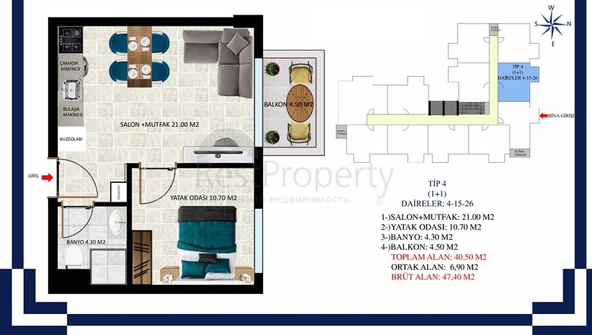 Апартаменты в строящемся комплексе