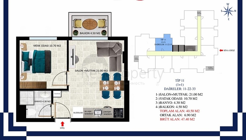 Апартаменты в строящемся комплексе