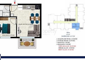 Апартаменты в строящемся комплексе