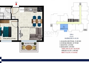 Апартаменты в строящемся комплексе