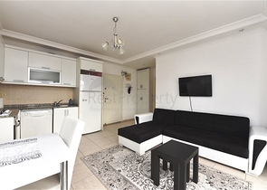 Меблированная квартира 1+1 в районе Джикджили