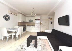 Меблированная квартира 1+1 в районе Джикджили