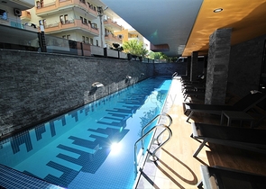 Двухкомнатная квартира в центре Алании