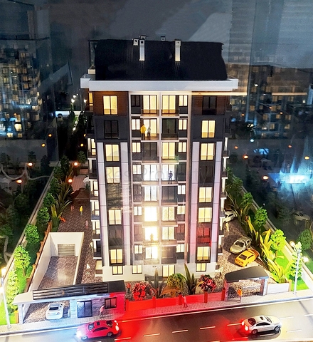 Квартиры 1+1,3+1 в комфортабельном доме в Анталии