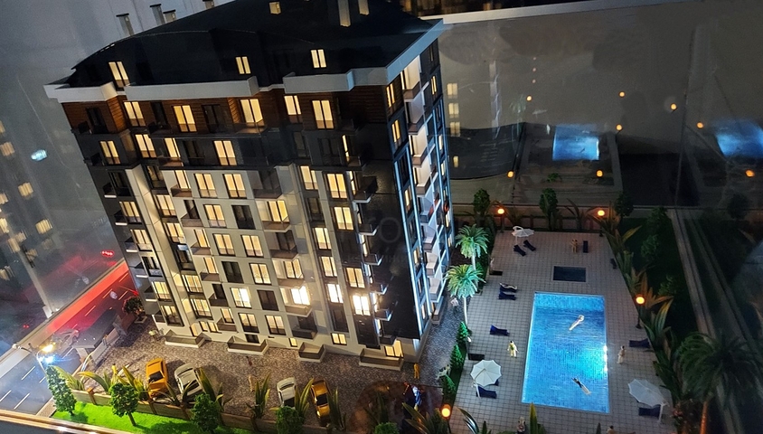 Квартиры 1+1,3+1 в комфортабельном доме в Анталии