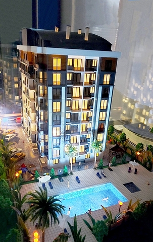 Квартиры 1+1,3+1 в комфортабельном доме в Анталии