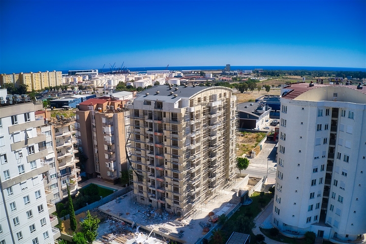 Квартиры 1+1,3+1 в комфортабельном доме в Анталии