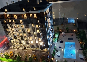 Квартиры 1+1,3+1 в комфортабельном доме в Анталии