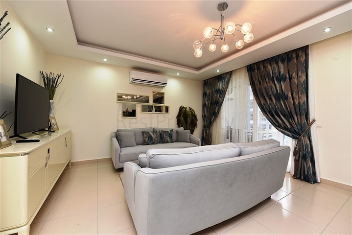 Меблированный дуплекс с большой террасой 2+1