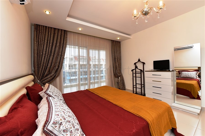 Меблированный дуплекс с большой террасой 2+1