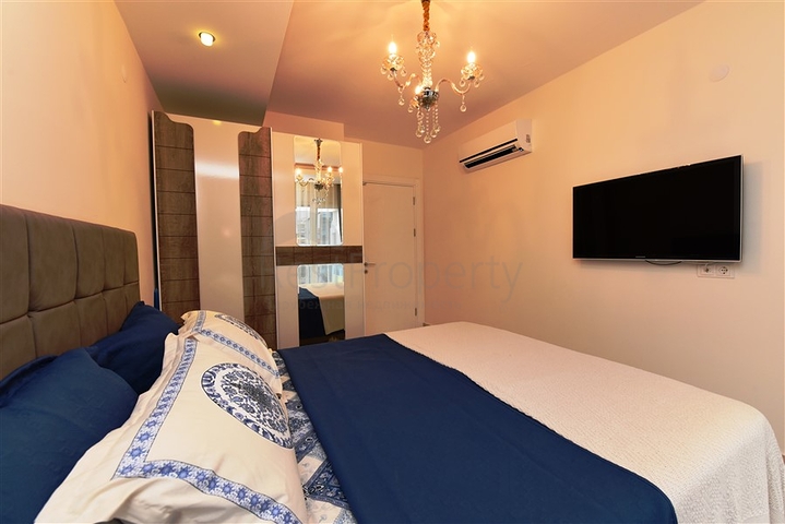 Меблированный дуплекс с большой террасой 2+1