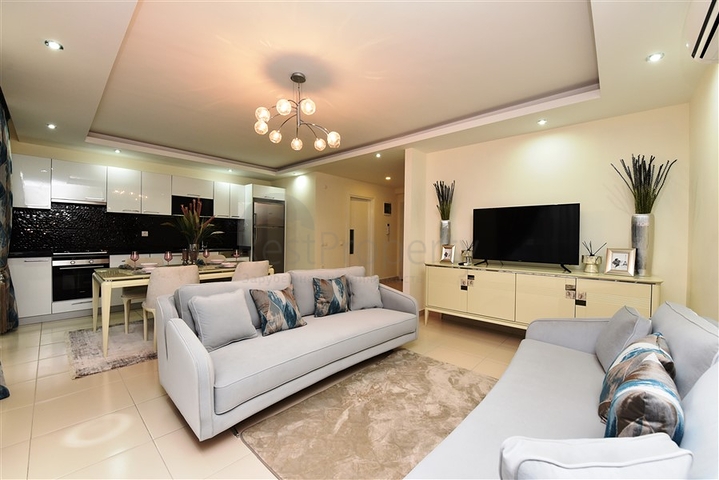 Меблированный дуплекс с большой террасой 2+1