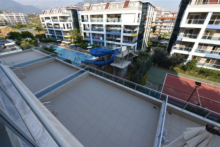 Меблированный дуплекс с большой террасой 2+1