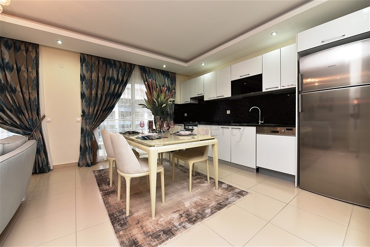 Меблированный дуплекс с большой террасой 2+1