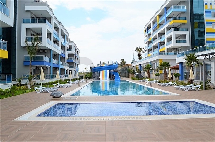 Меблированный дуплекс с большой террасой 2+1