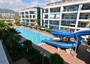 Меблированный дуплекс с большой террасой 2+1