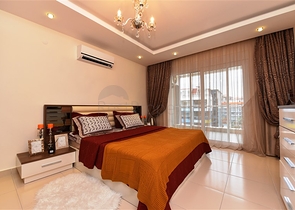 Меблированный дуплекс с большой террасой 2+1