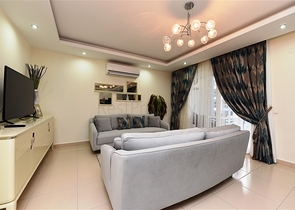 Меблированный дуплекс с большой террасой 2+1