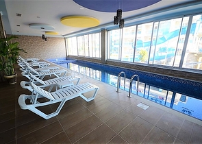 Меблированный дуплекс с большой террасой 2+1