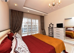 Меблированный дуплекс с большой террасой 2+1