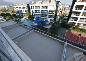 Меблированный дуплекс с большой террасой 2+1